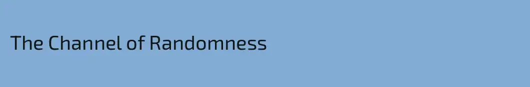 The Channel of Randomness